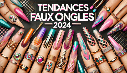 Tendances faux ongles 2024 : Couleurs et designs populaires