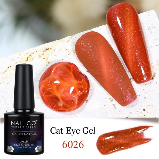 Esmalte de uñas ojo de gato – Luna escarlata