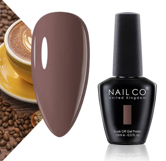 vernis en gel café velours moka