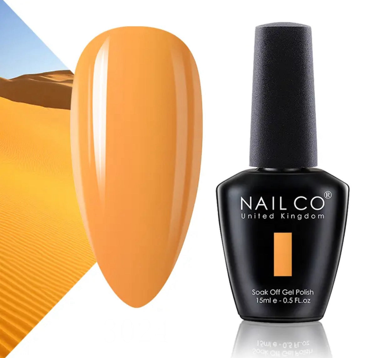 Vernis en Gel Semi Permanent Couché du Soleil du Sahara 