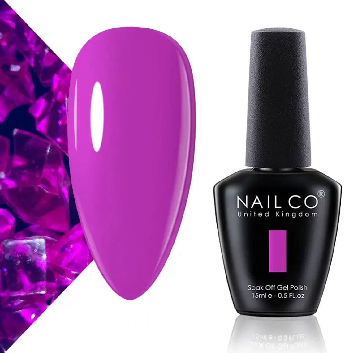 Vernis à Ongles en Gel pour Manucure Semi Permanente Serenade Fuchsia