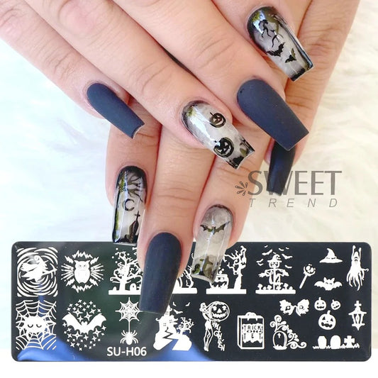 Halloween Stamping Plate - Pattern 4