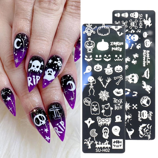 Halloween Stamping Plate - Pattern 2