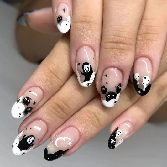 Halloween Press-on Nails – Ghosts and Spirits