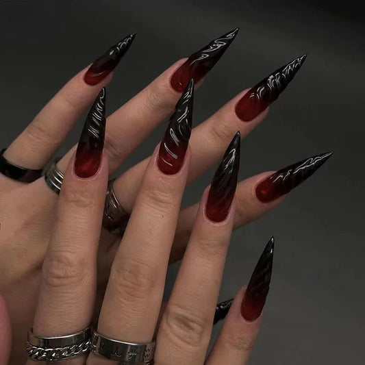 Press On Nails Halloween - Noche de los Esqueletos