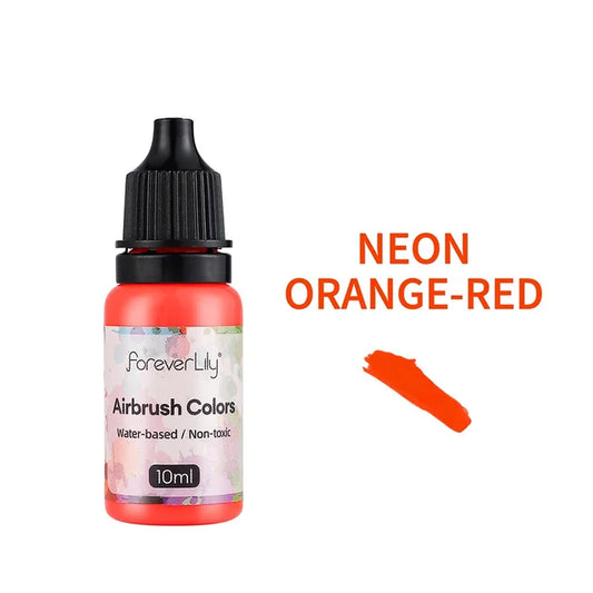 PEINTURE AEROGRAPHE NAIL ART ORANGE FLUO