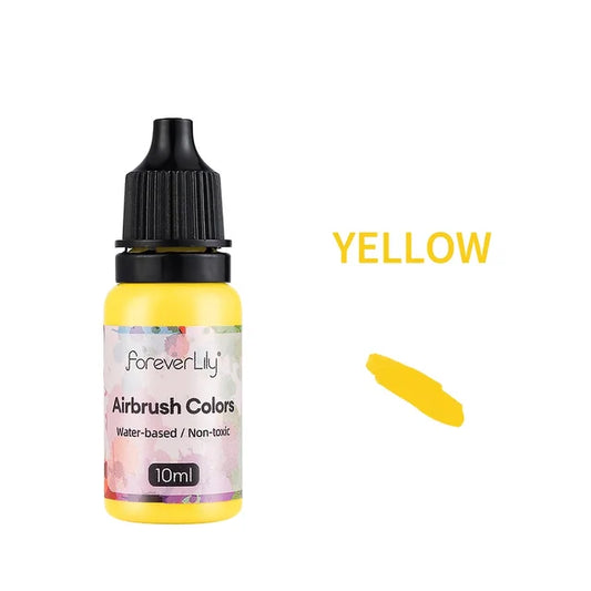 PEINTURE AEROGRAPHE NAIL ART JAUNE