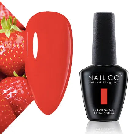 ESMALTE GEL SEMI-PERMANENTE ROJO FRESA