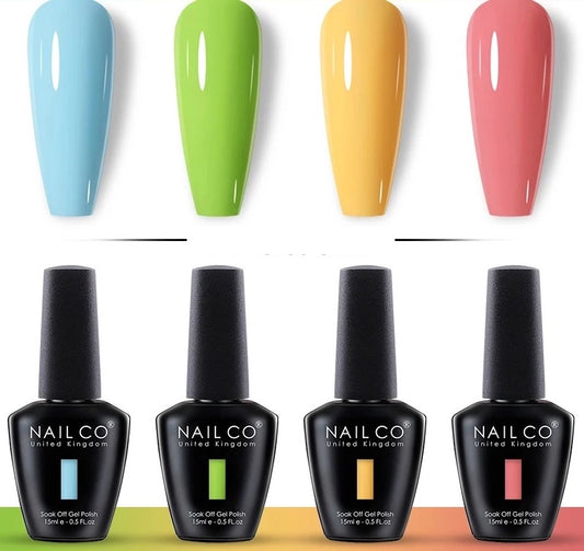 SUMMER COLORS GEL POLISH SET