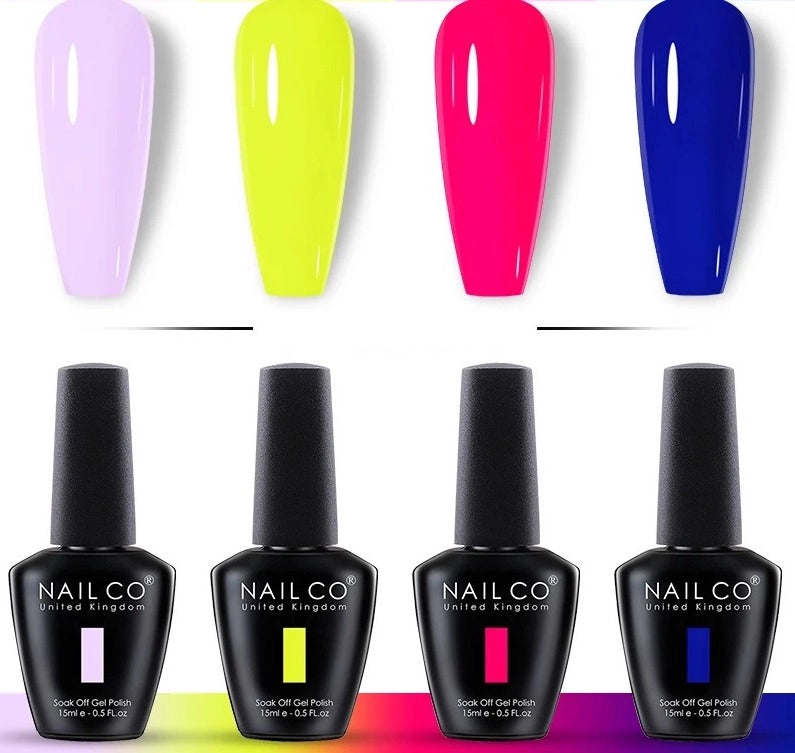 VIBRANT NEON GEL POLISH SET