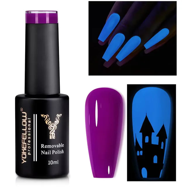 VERNIS SEMI PERMANENT PHOSPHORESCENT VIOLET FONCÉ